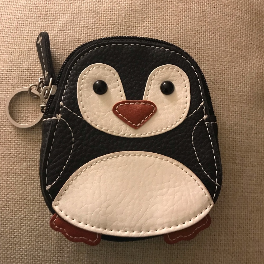 Penguin coin purse.